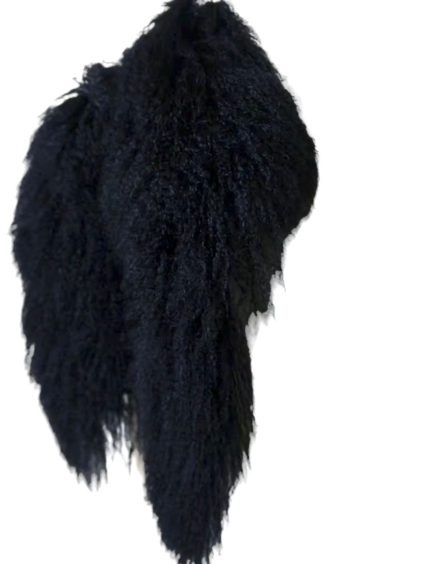 Tibetan lamb fur Detachable collar リアルファーネックマフラー単品【ys Yuji SUGENO】
