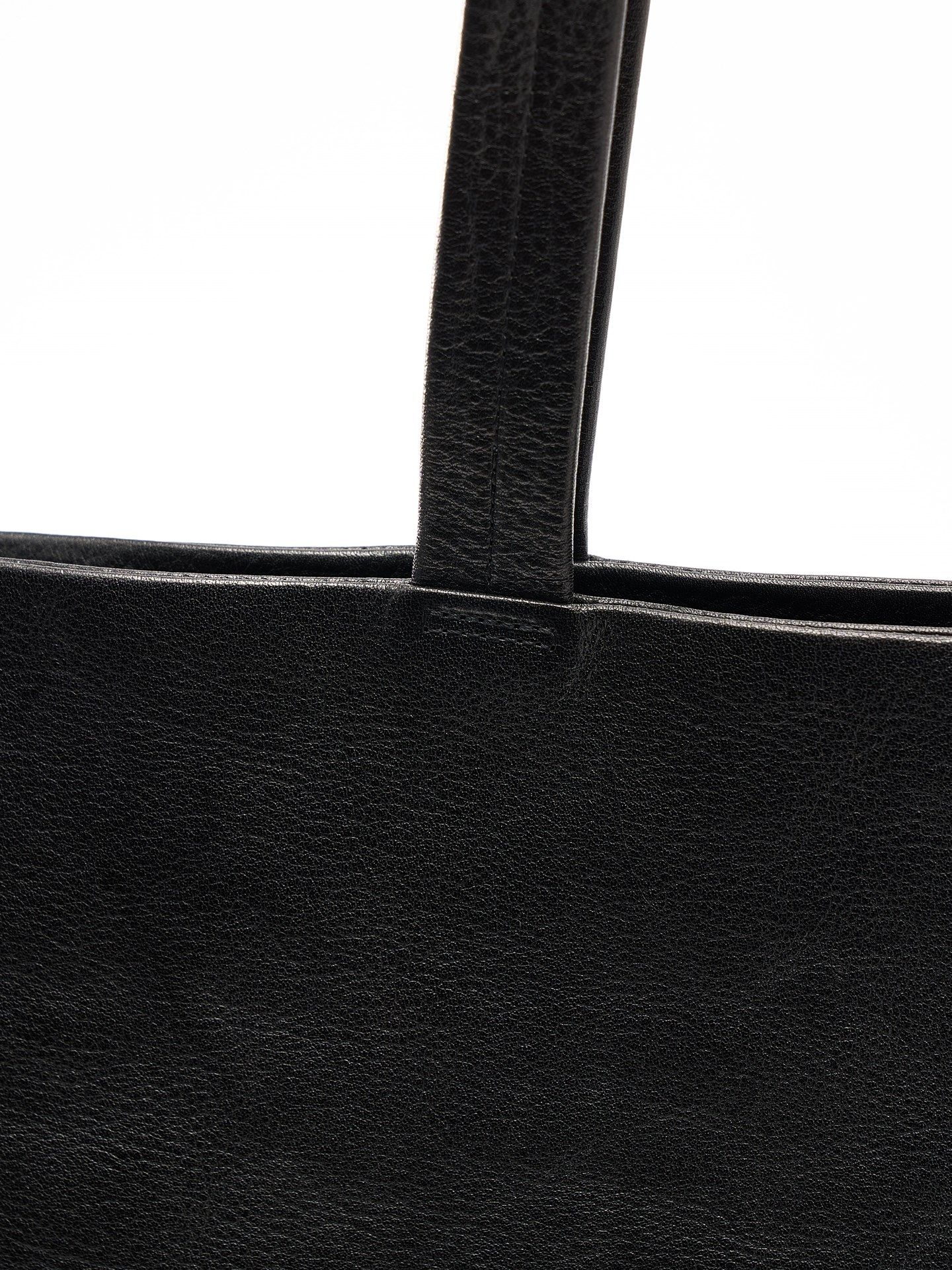 【予約品】 KOBE LEATHER big tote bag/ トートバッグ / ブラック