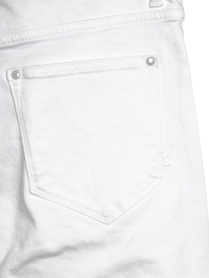Supima High Power Stretch Denim Semi Sarouel Pants / セミサルエルパンツ / ホワイト 【ys Yuji SUGENO】