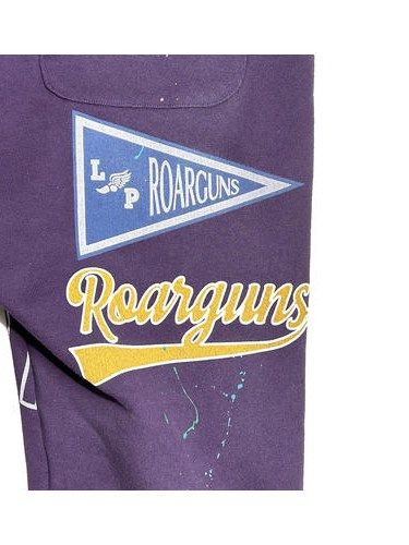 《予約品8月31日 23時55分締め》 COLLEGE PT A / スウェットパンツ / パープル 【roarguns 】 2024年2月入荷予定