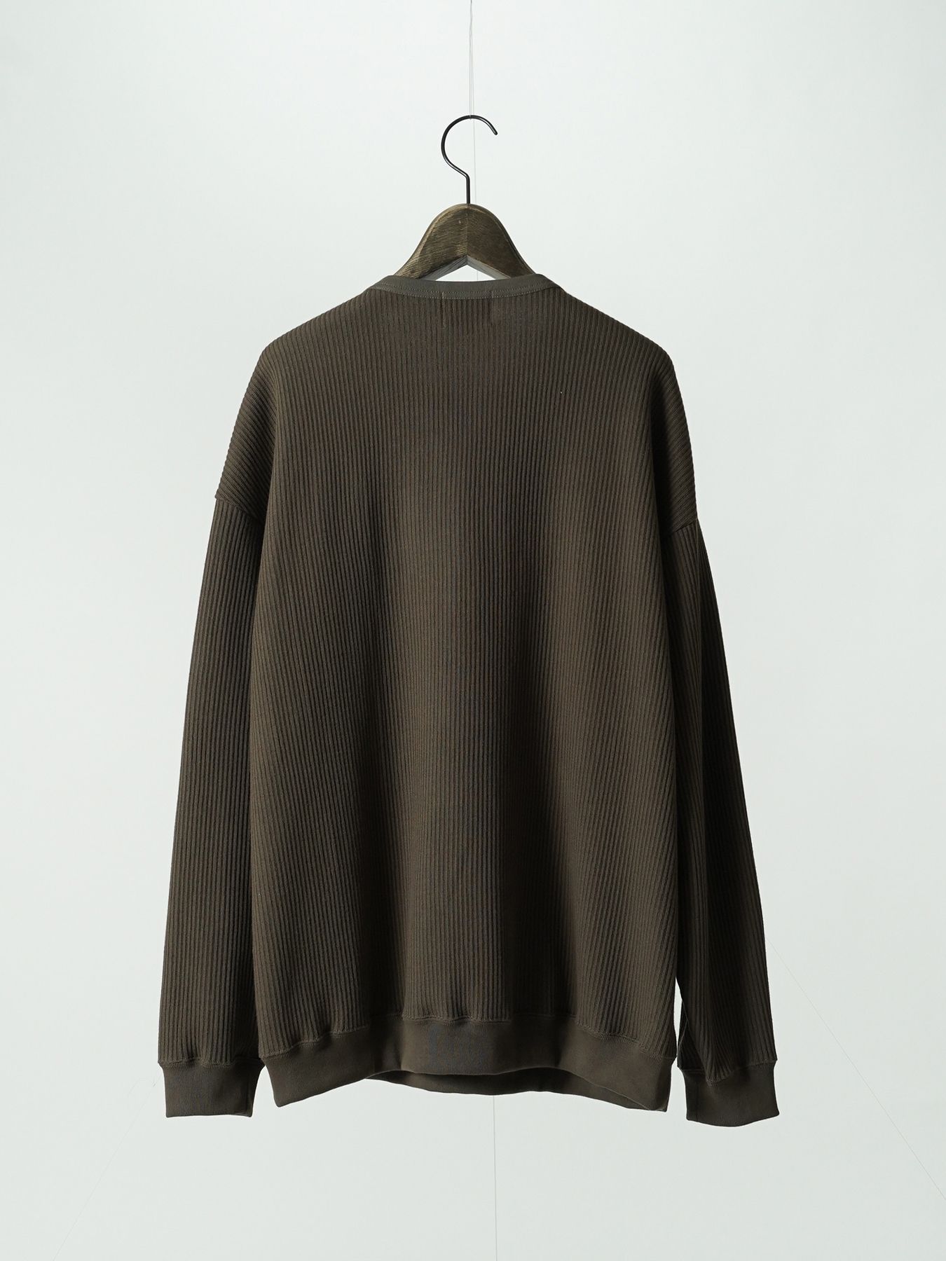 【予約品 5月27日(水) 締切】Deepfront / レールニット カットソー / ベージュ