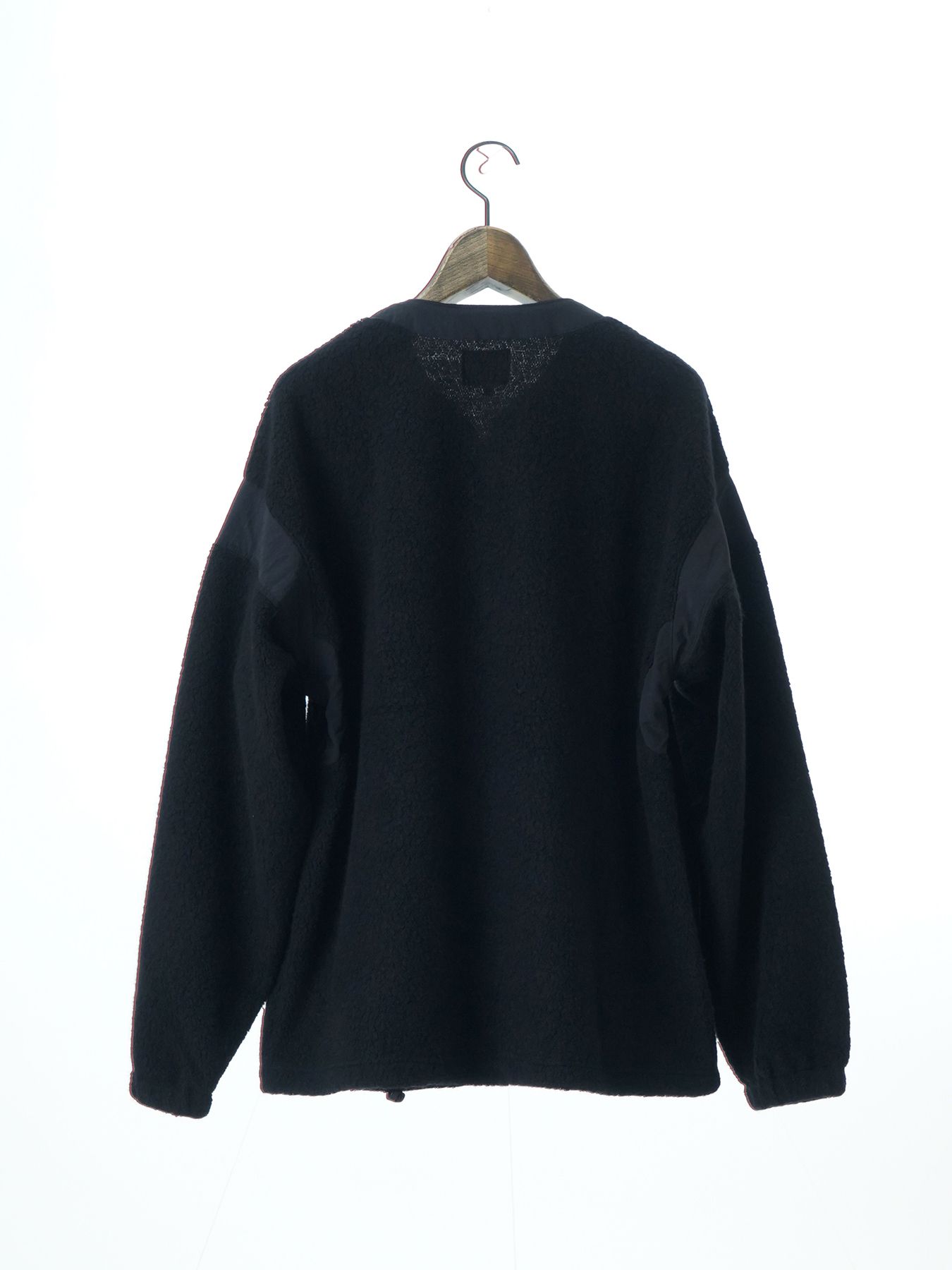 【予約品 】BOALITE / ウール ジップアップ ブルゾン / ネイビー