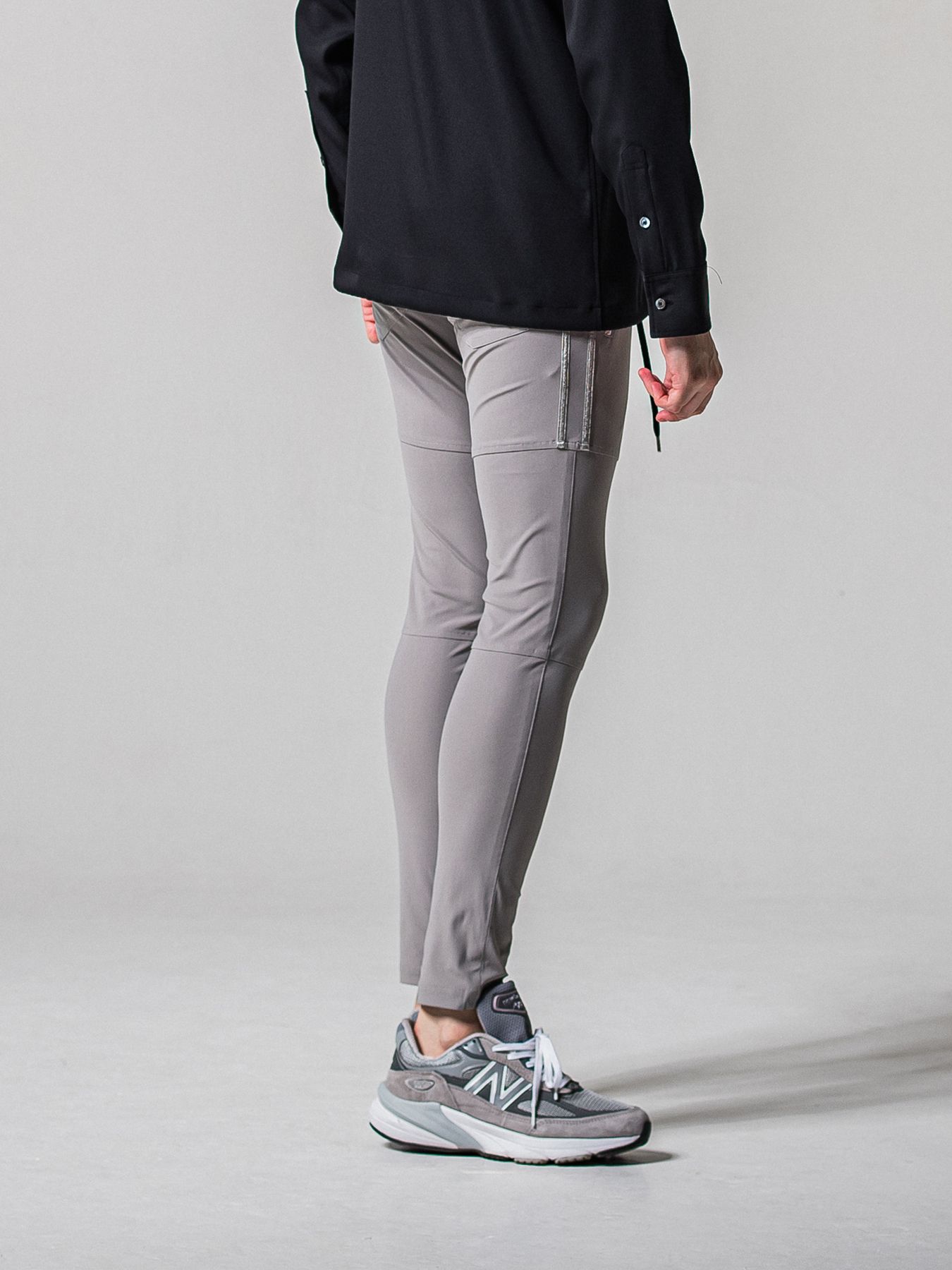 【予約品 11月16日(日) 締切】JOHNSON LINE PANTS / ジョンソンラインパンツ / グレー×シルバー