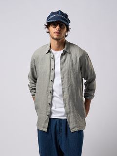 【予約品9月19日 10時締め】 shirt jacket / シャツジャケット / ダークグレー