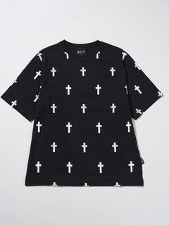 Small Cross Pattern TEE / Tシャツ / ブラック