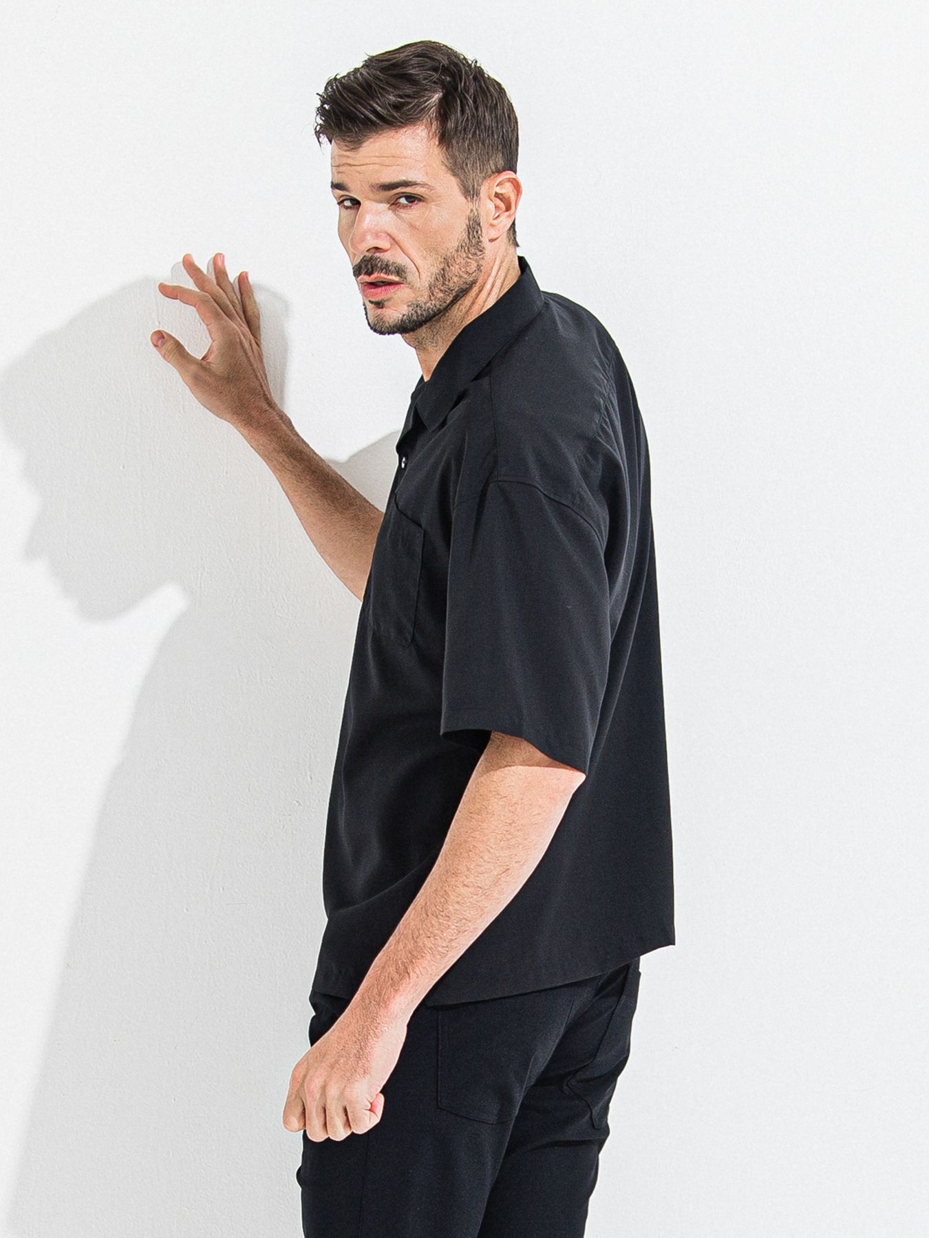 【予約品 】ZACK HALF SHIRT / ザックハーフスリーブシャツ / ブラック