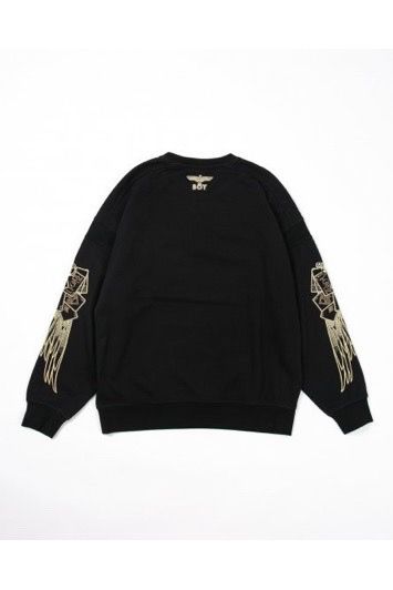 TRAMP WING SWEAT / BLACK 【BOY LONDON】