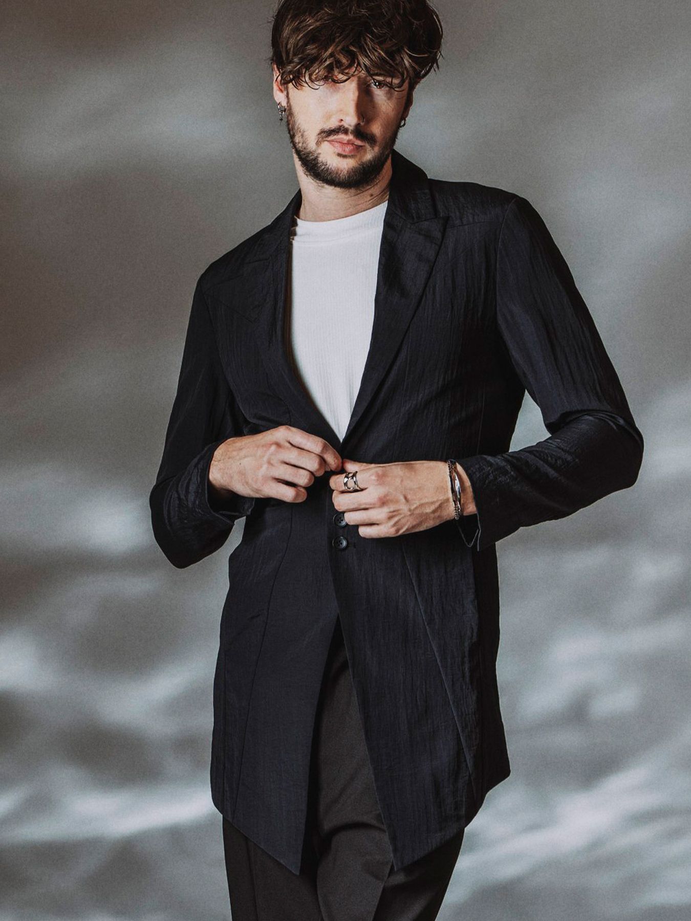 マルチシーム4B-ロングJKT / ブラック【NO ID.】