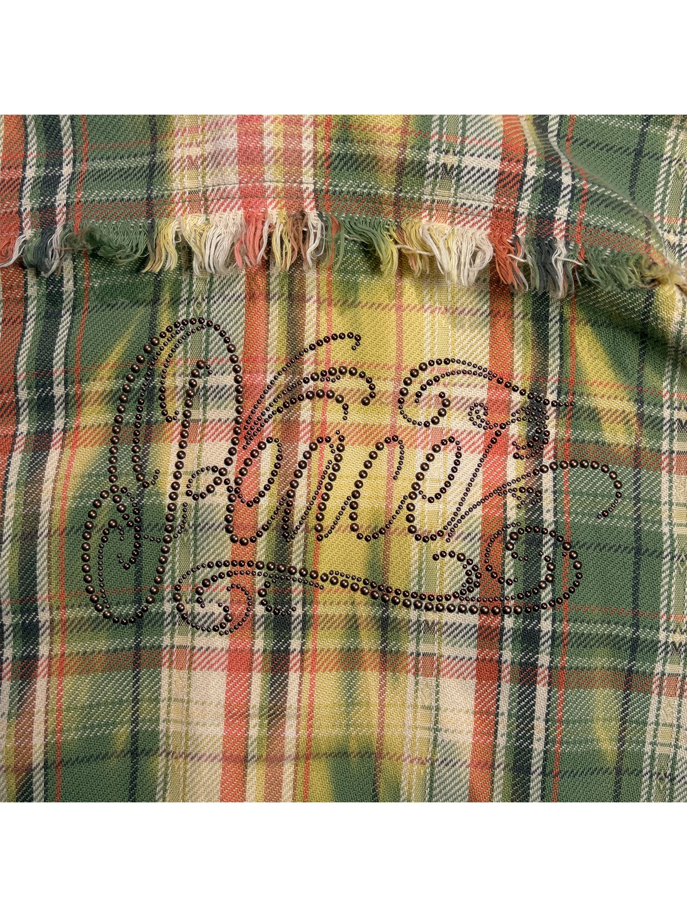 【予約品 8月23日(日) 締切】CO CHECK SHIRT/Peace / メタル / グリーン