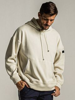 《予約9月1日18時締め》 shaggy fleece thermal pullover hoodie  / プルオーバーパーカー / オフホワイト