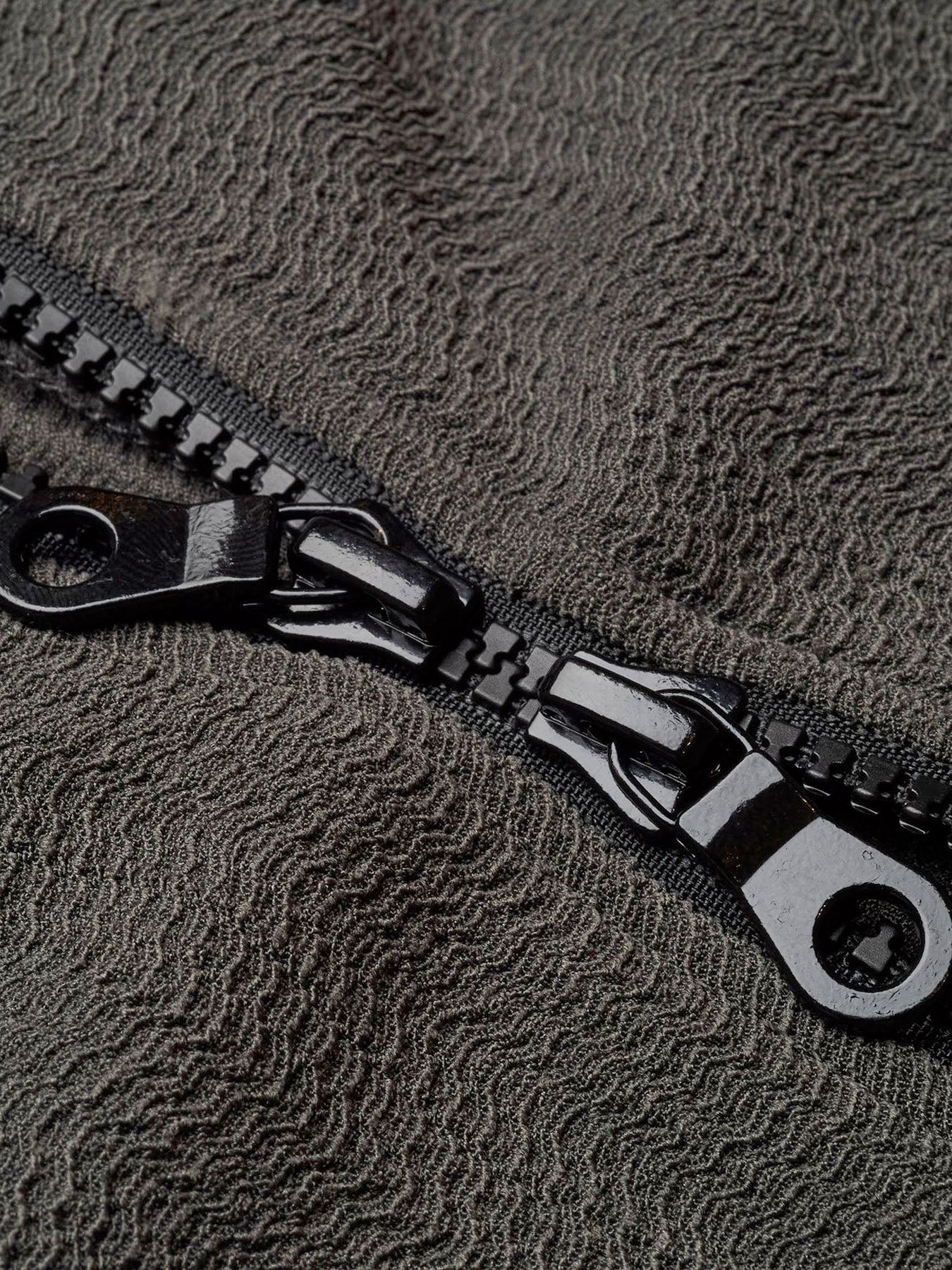 ドローストリングスフーデッドポンチョ / ブラック【NOID.】