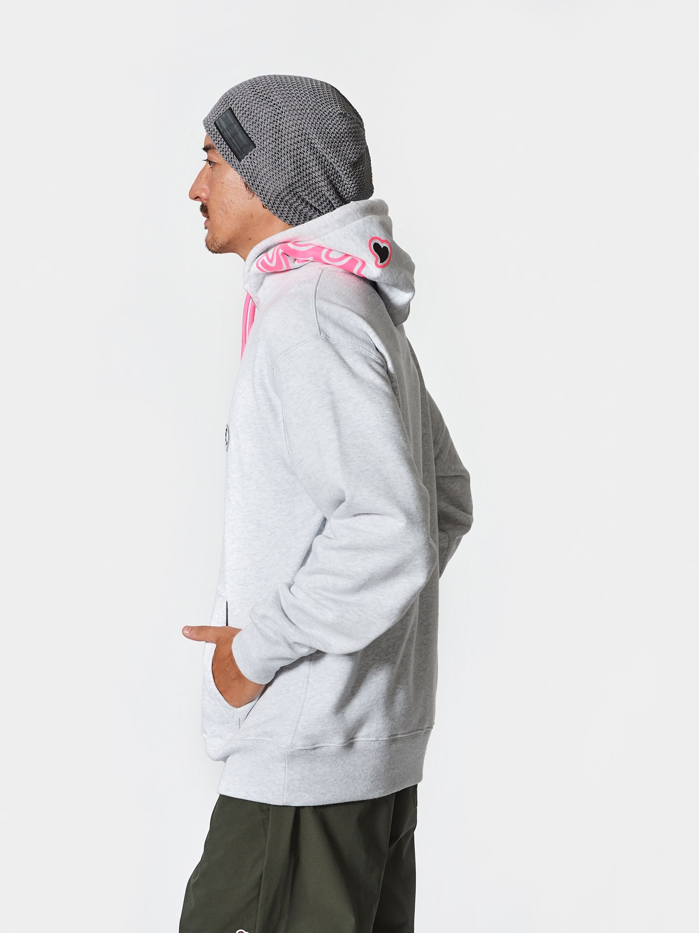 muta sweet muta hoodie / パーカー / グレー 【Acanthus×muta】