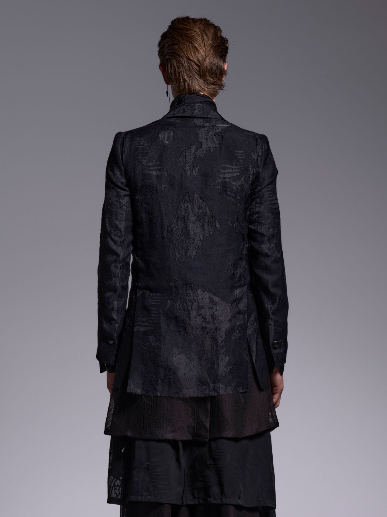 【予約品 1月4日(日) 締切】Layered Jacket / レイヤードジャケット / ブラック