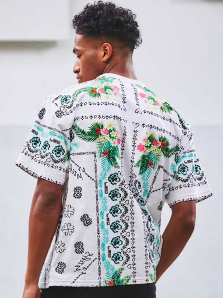 BANDANNA GRAPHIC TEE  ホワイト【SY32 by SWEET YEARS 】