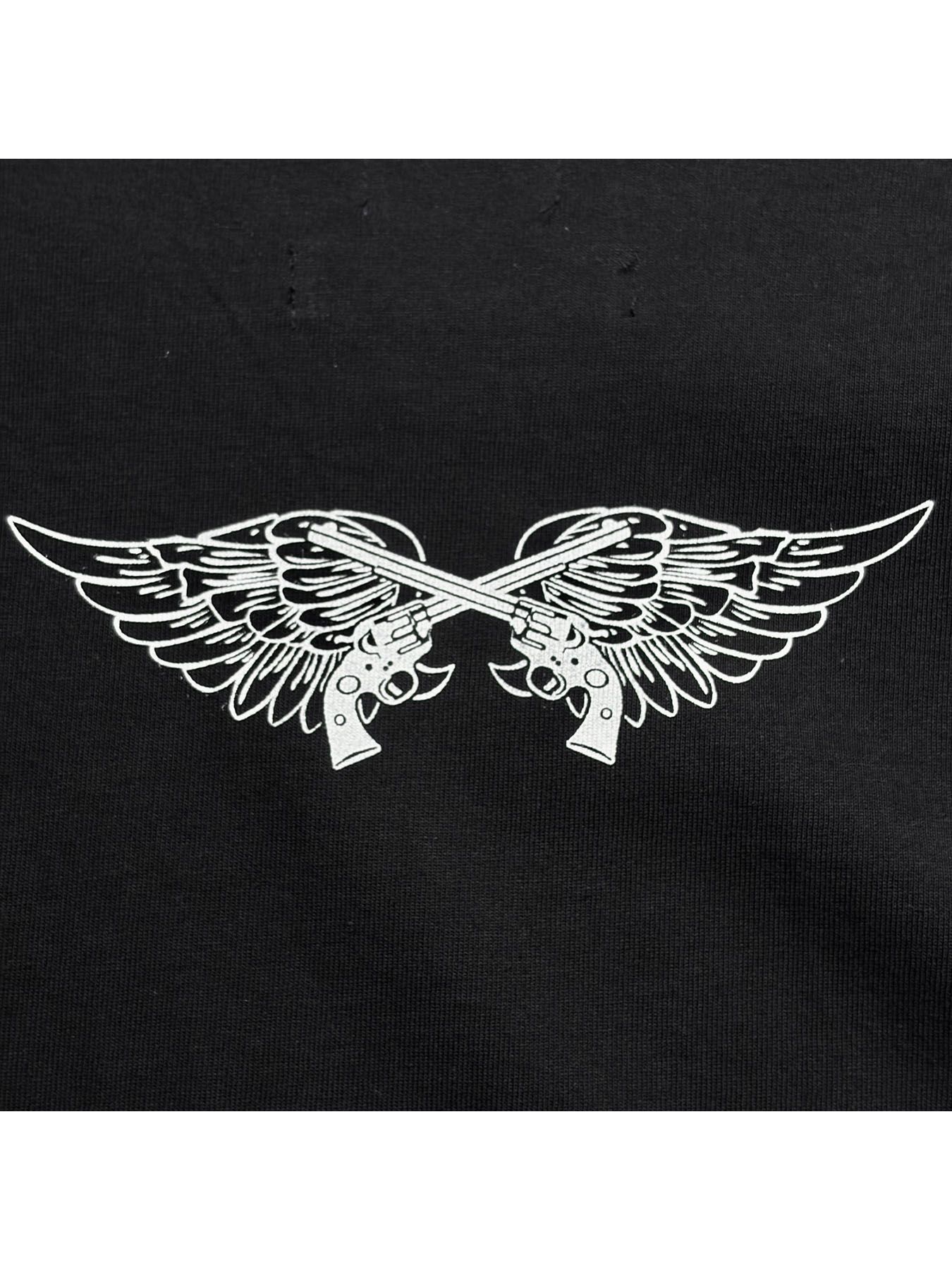 【予約品 3月9日(月) 18:00 締切】TT&CO.コラボ - TT&CO. CROSSGUN / ロンT / ブラック