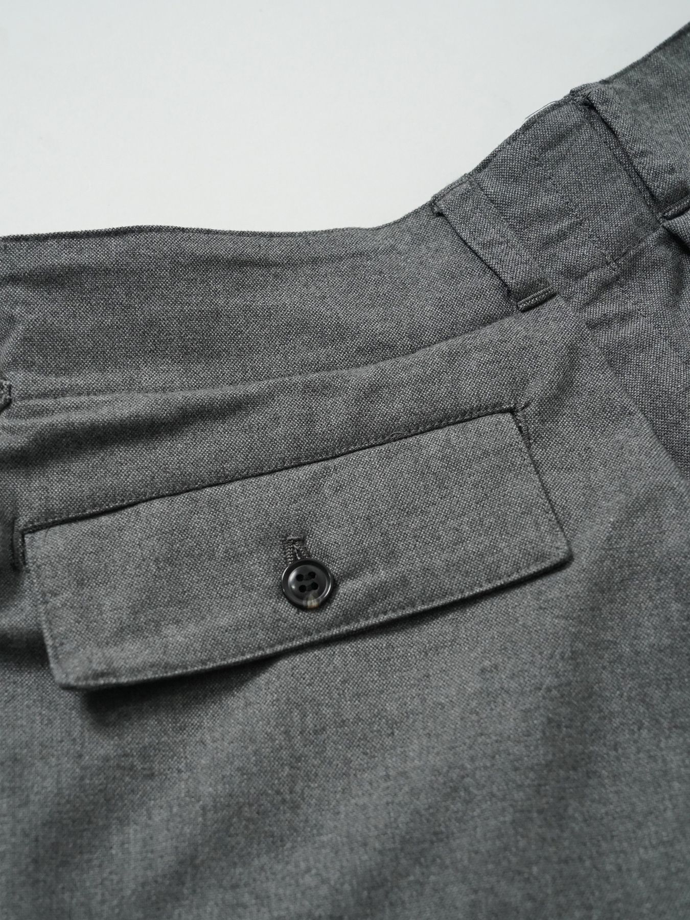 【予約品 5月27日(水) 締切】OVERTROUSERS / ワイドパンツ / 杢ライトグレー