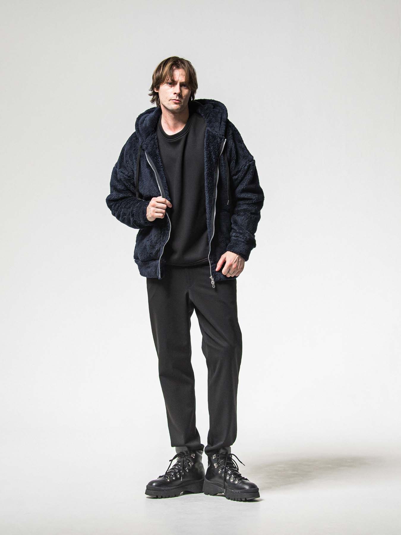 【予約品 8月31日(日) 締切】PAT WIDE EASY PANTS / パット ワイドイージーパンツ / ブラック