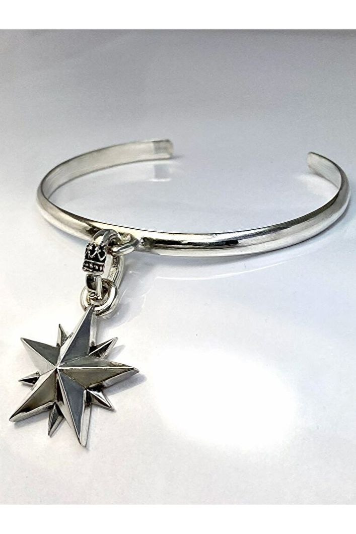 《受注生産》 BANGLE BRACELET [10P STAR] ブレスレット 【GOD SIZE】 注文から2～3週間後入荷予定