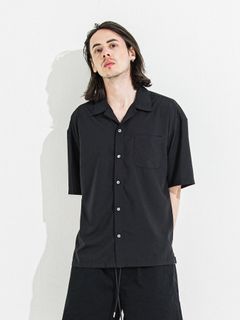 【予約品 】ZACK HALF SHIRT / ザックハーフスリーブシャツ / ブラック