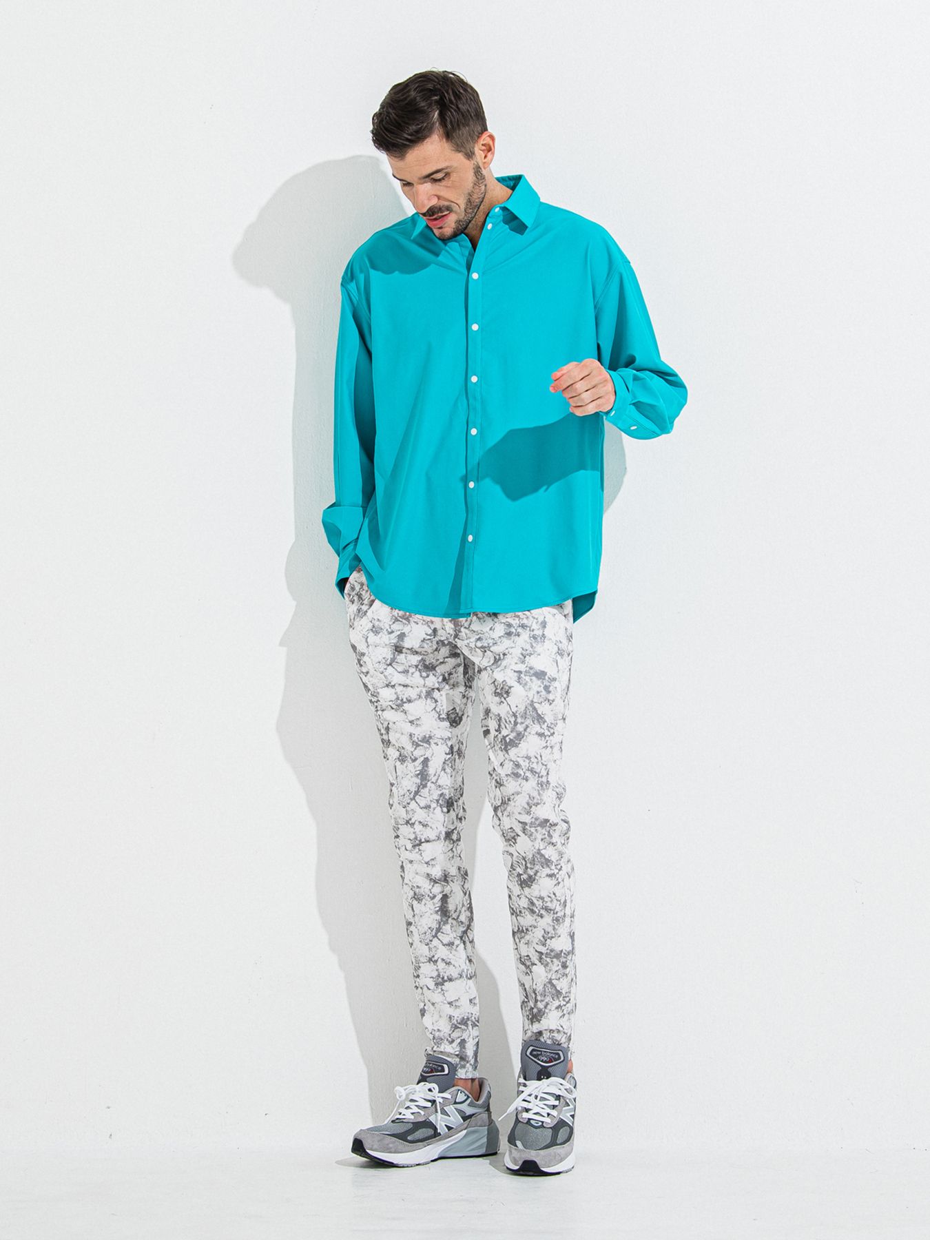 【予約品】CHRIS EASY TUCK PANTS / クリスイージータックパンツ / マーブルグレー
