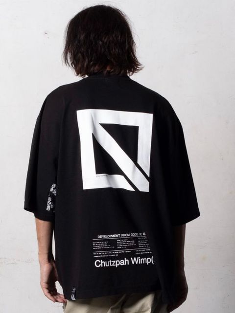 I CON TEE/ ビックTシャツ / ブラック