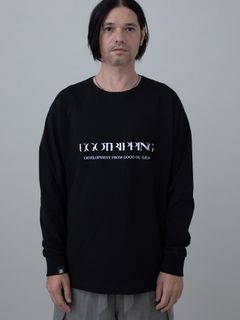 【予約品 10月26日(日) 締切】PRINTTEE-A long / ロゴプリントカットソー / BLACK