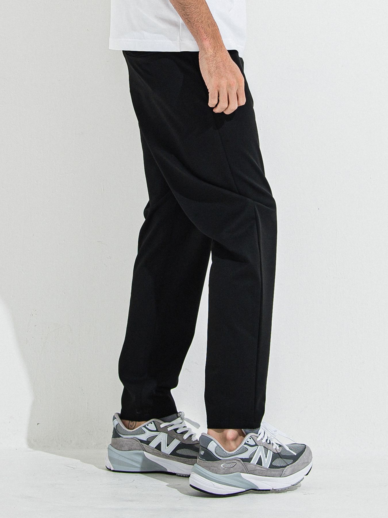 【予約品 】PAT WIDE EASY PANTS / パットワイドイージーパンツ / ブラック