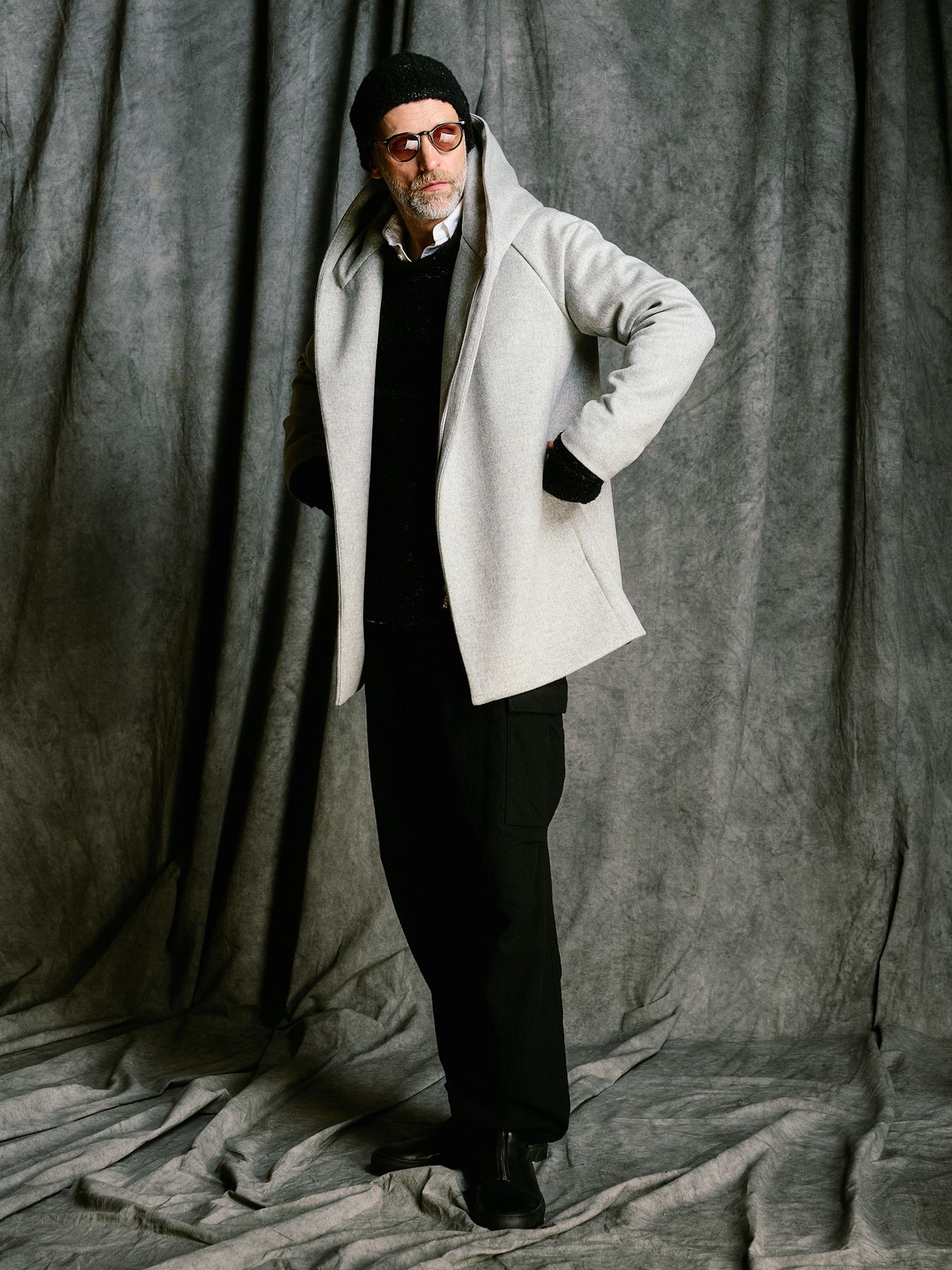 【予約品 4月19日(日) 18時締切】zip witch coat / ジップ ウィッチコート / ライトグレー