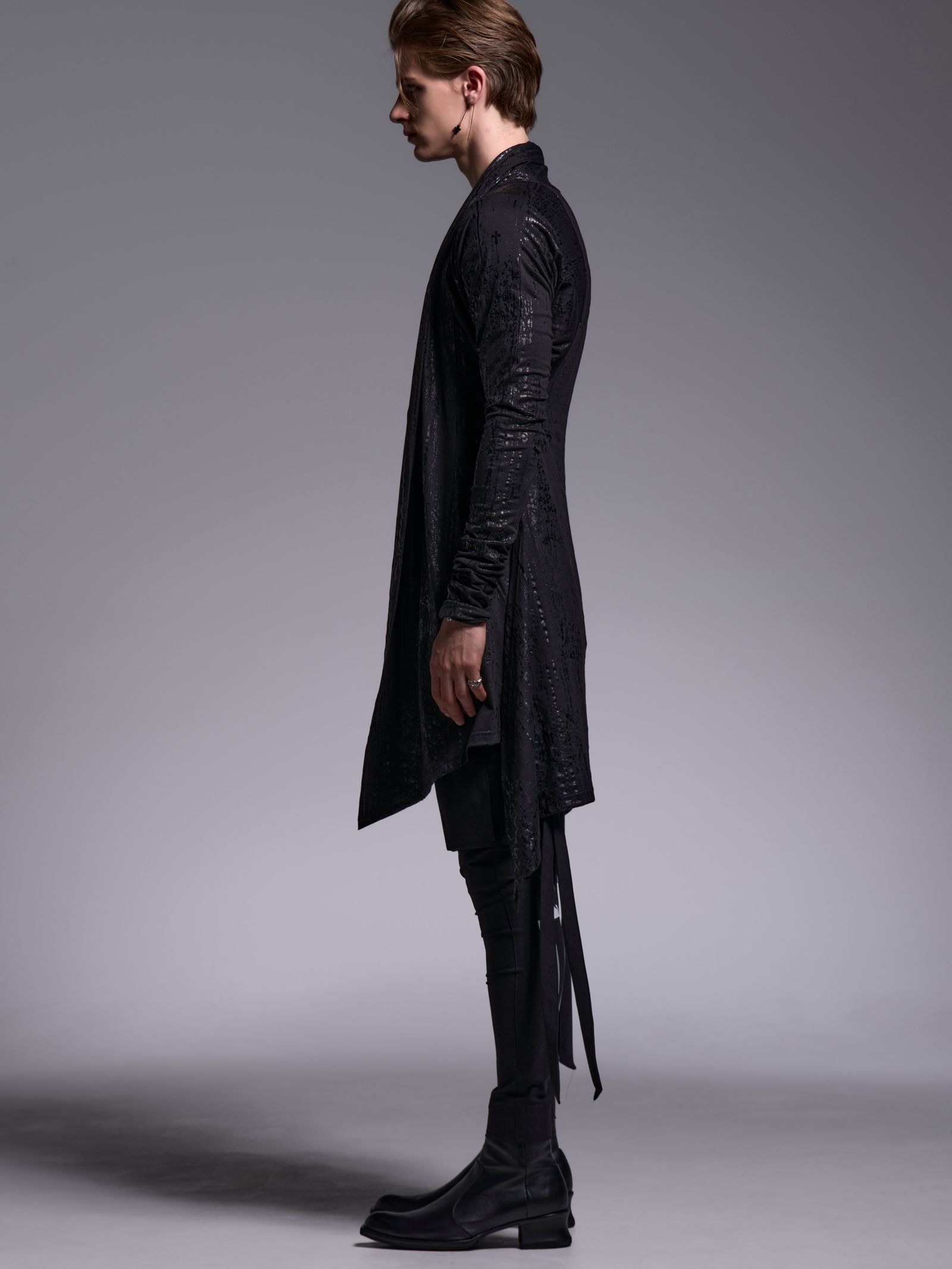 【予約品 1月4日(日) 締切】Dolman Flare Cardigan / ドルマンスリーブ フレアカーディガン / ブラック