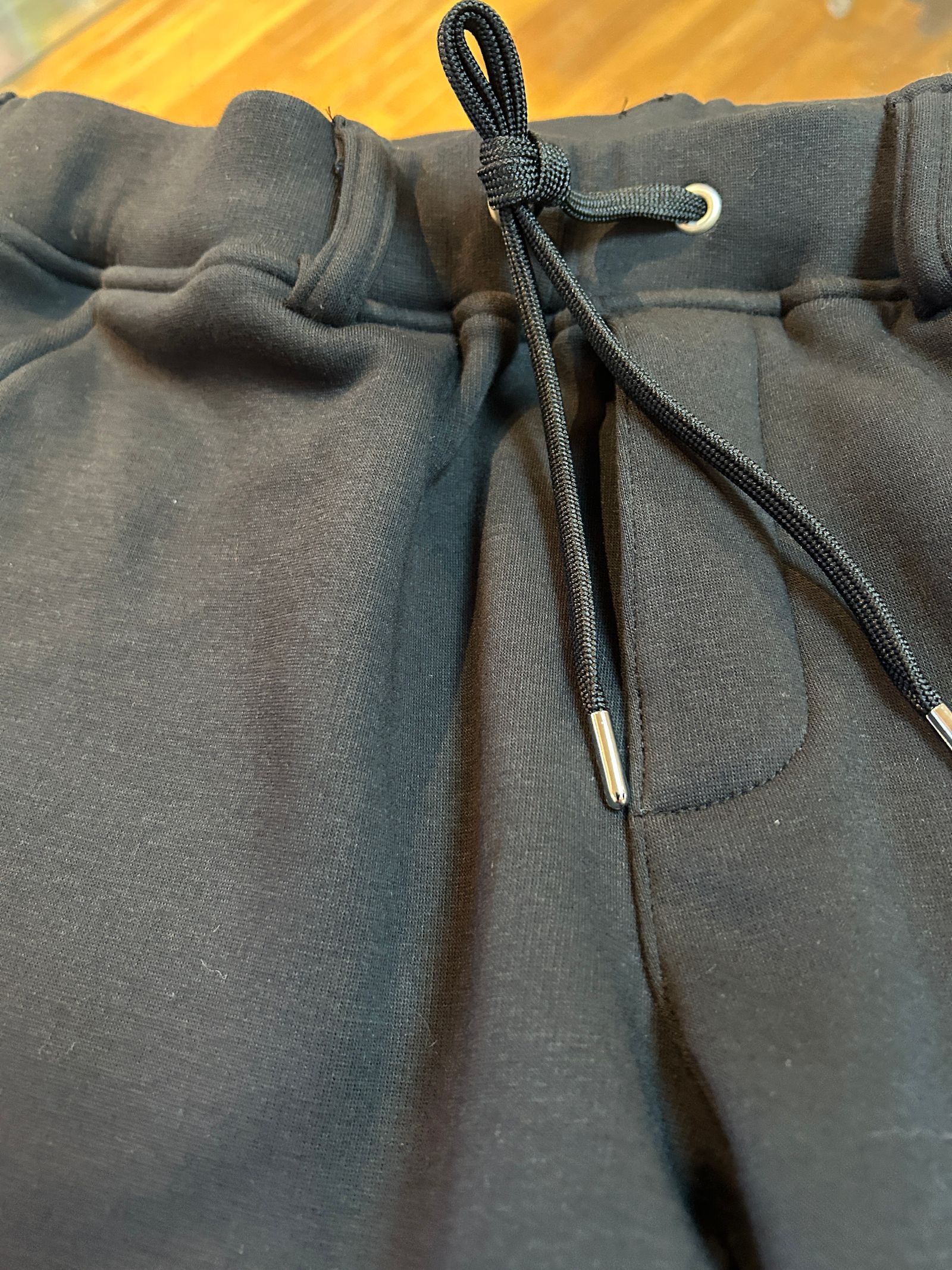 VELOURS FLEECE TYLER PANTS / ベロアフリース タイラーパンツ / ブラック