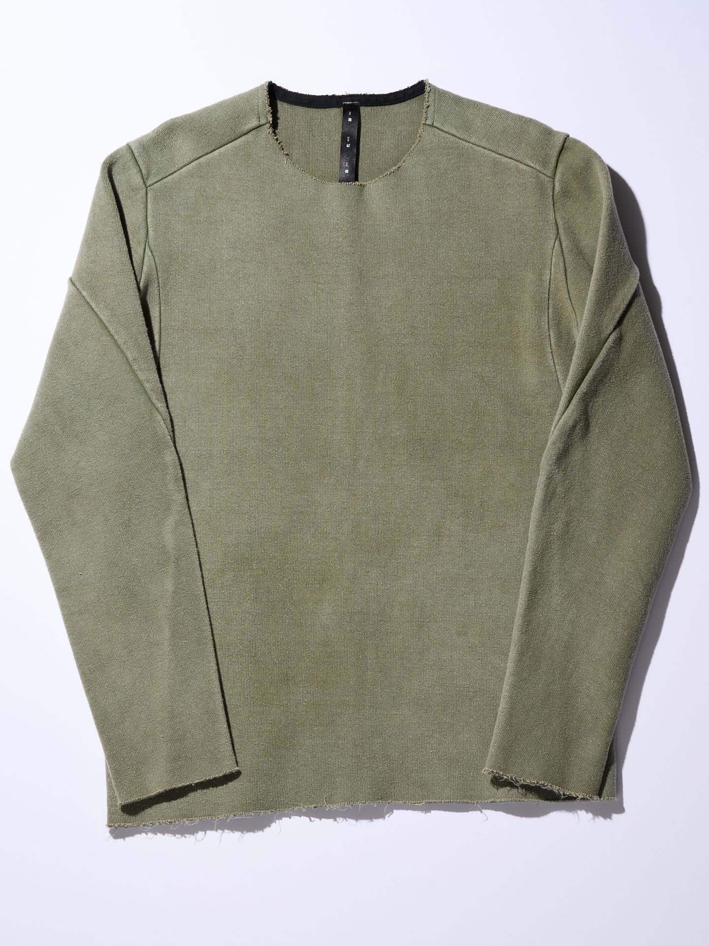 【予約品】 double face hard sweat / スウェット / ダスティオリーブ