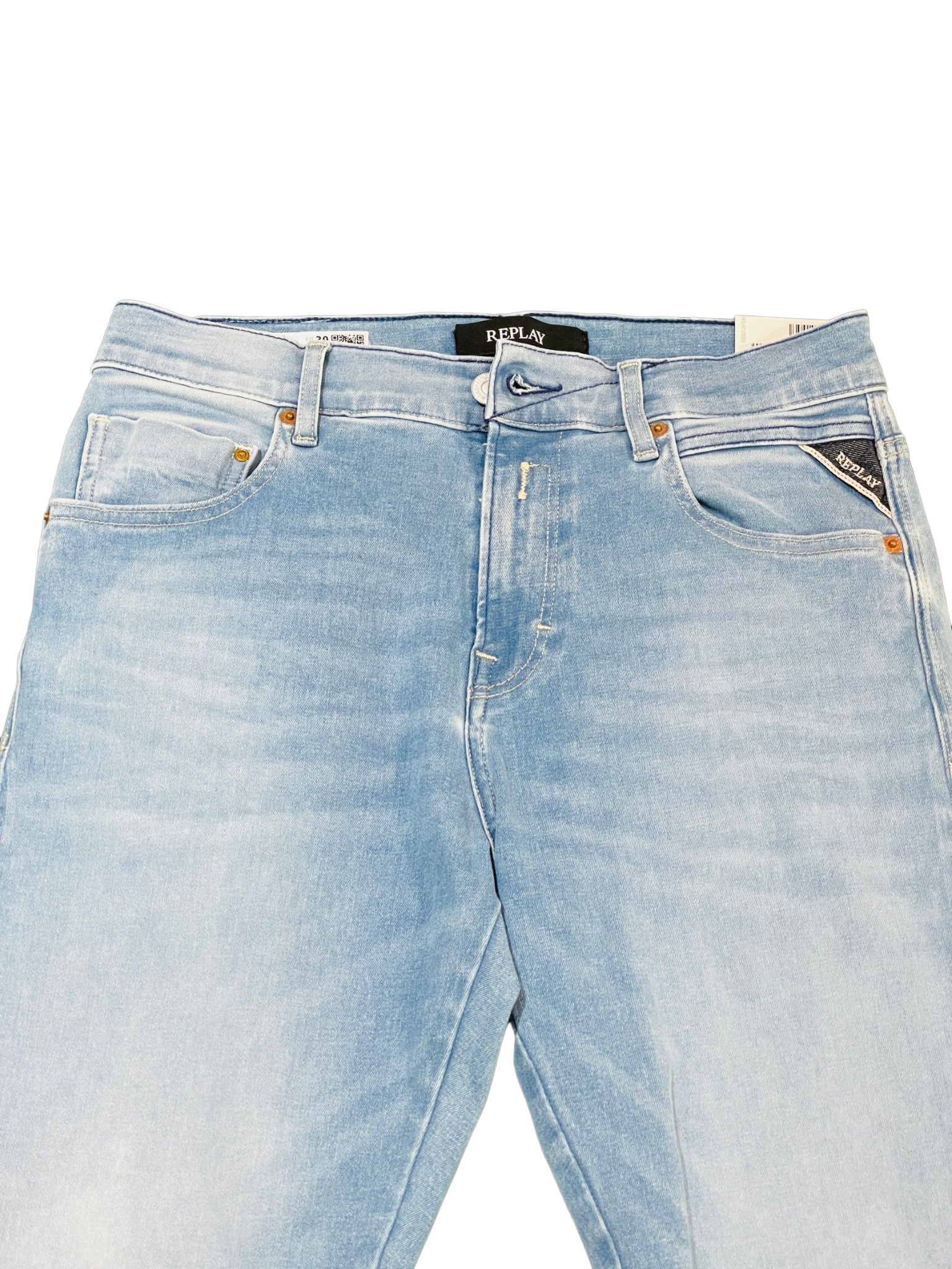 10.5 OZ HYPERFLEX STRETCH DENIM/ デニムパンツ  / ライトブルー 【REPLAY】