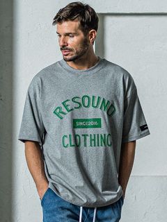 《予約11月17日19時締め》 college overT / オーバーTシャツ / グレー