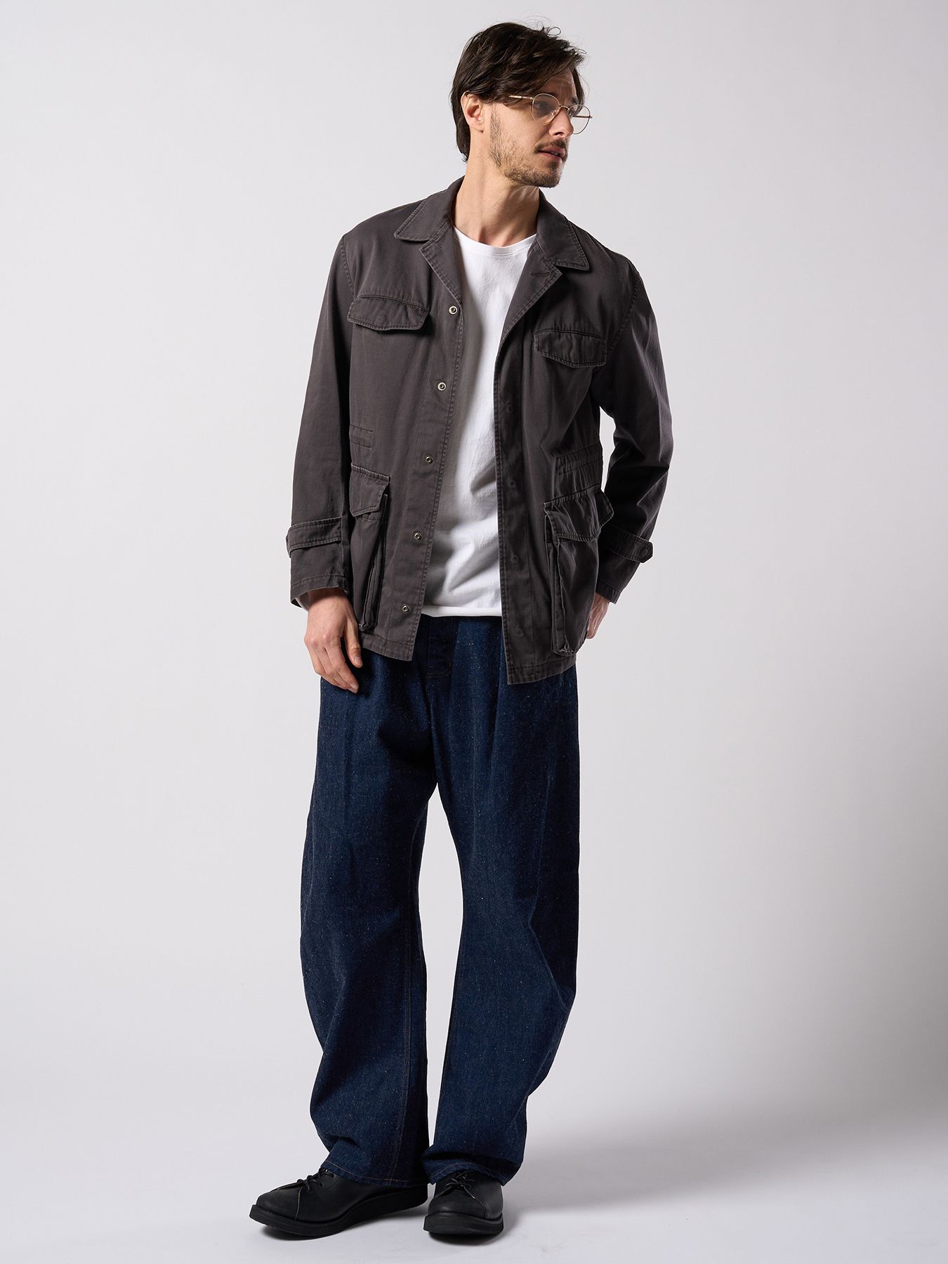 【予約品 4月19日(日) 18時締切】cut-off crew-neck L/S / カットオフ クルーネック ロングスリーブ / ホワイト