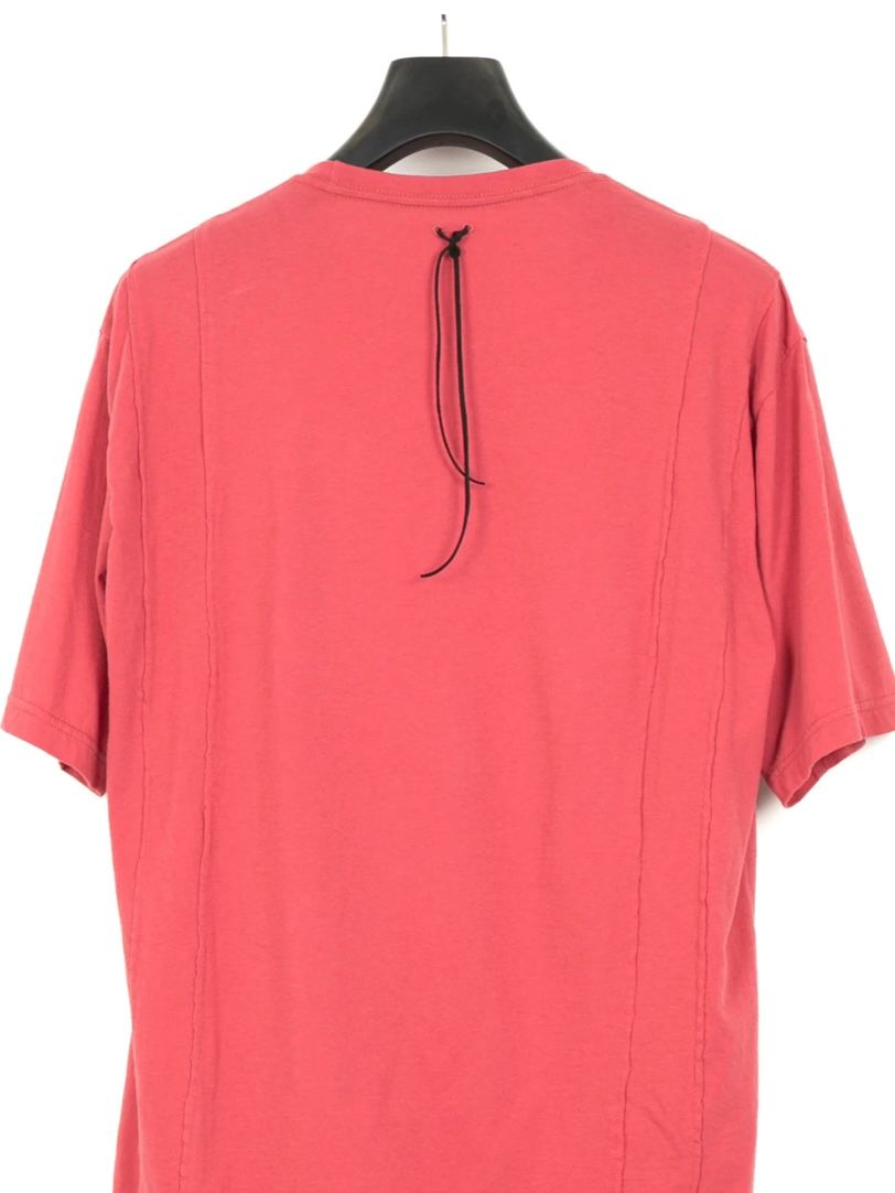 コラボ30/- ナチュラルソフト天竺『 FxxK THE WORLD』ワイド Tシャツ（オーバーサイズ） - RED