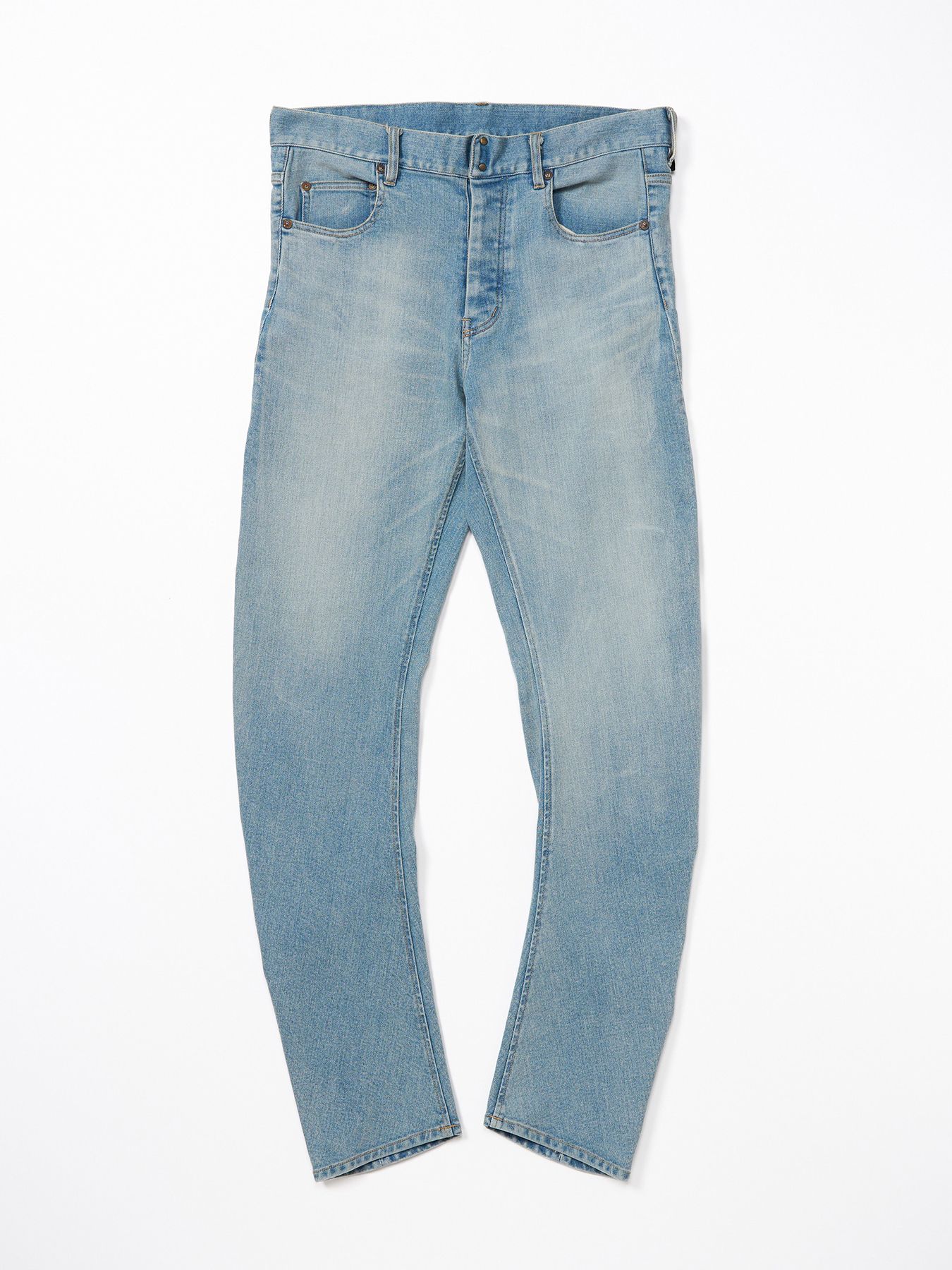 【予約品 9月23日(火) 締切】slim banana denim / スリムバナナデニム / アイスブルー