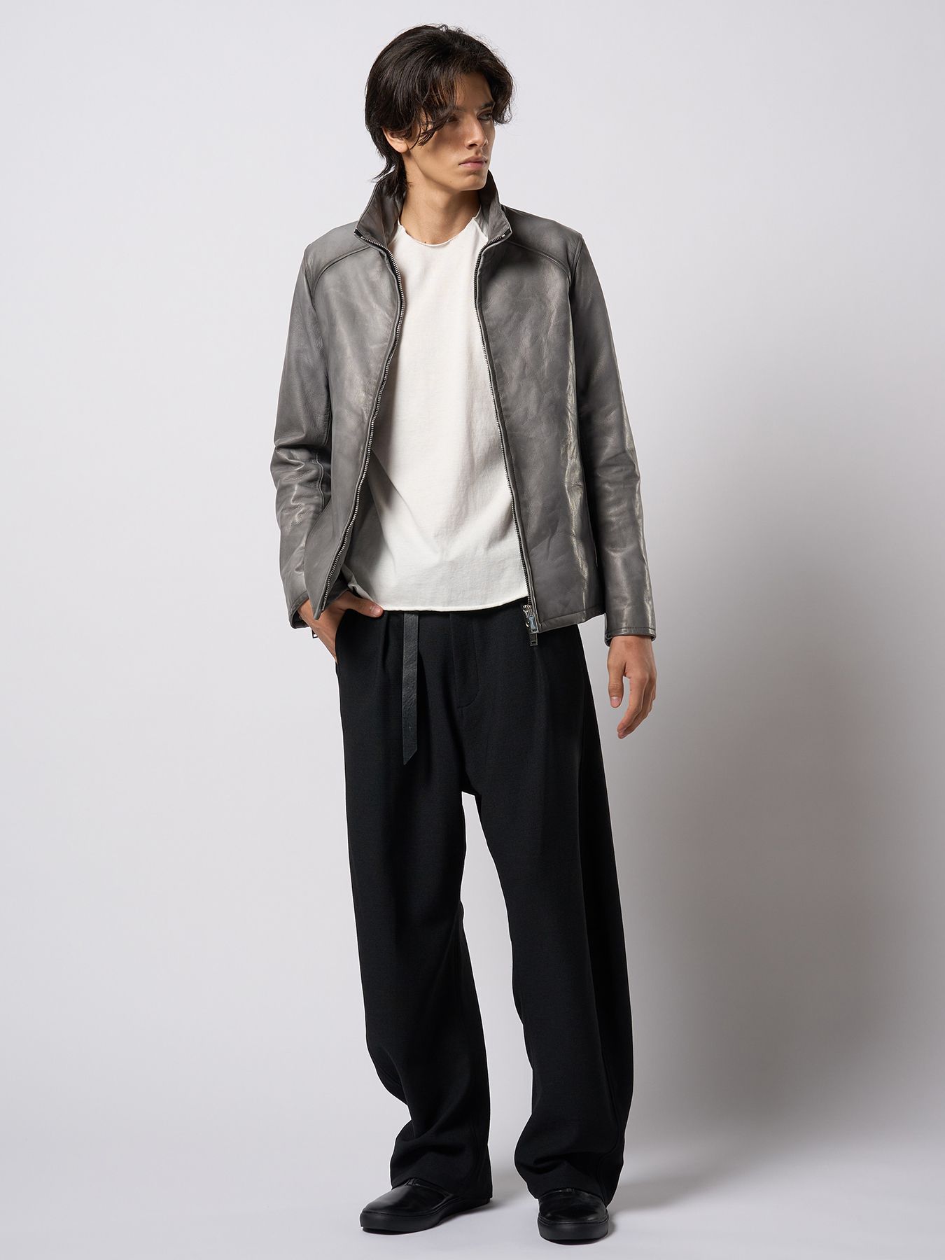 【予約品 9月23日(火) 締切】vintage loose pin-tuck S/S / ヴィンテージ ルーズピンタック ショートスリーブ / ホワイト