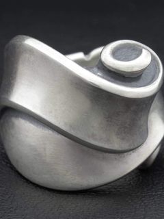 Flap Ribbon Ring L / NONE / リング