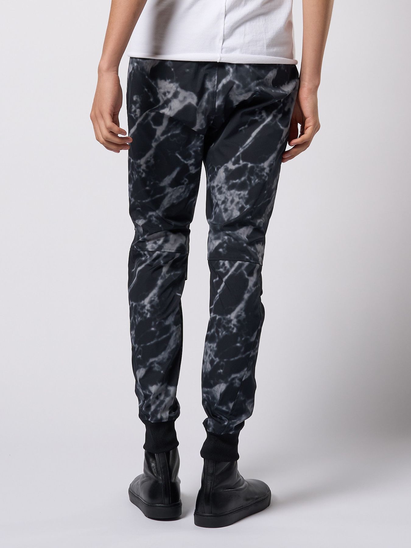 【予約品 9月23日(火) 締切】tuck rib pants / タックリブパンツ / モノプリント