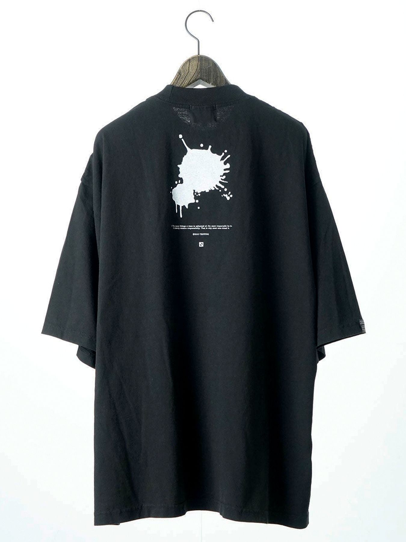 SPLASH/ ビックTシャツ / ブラック