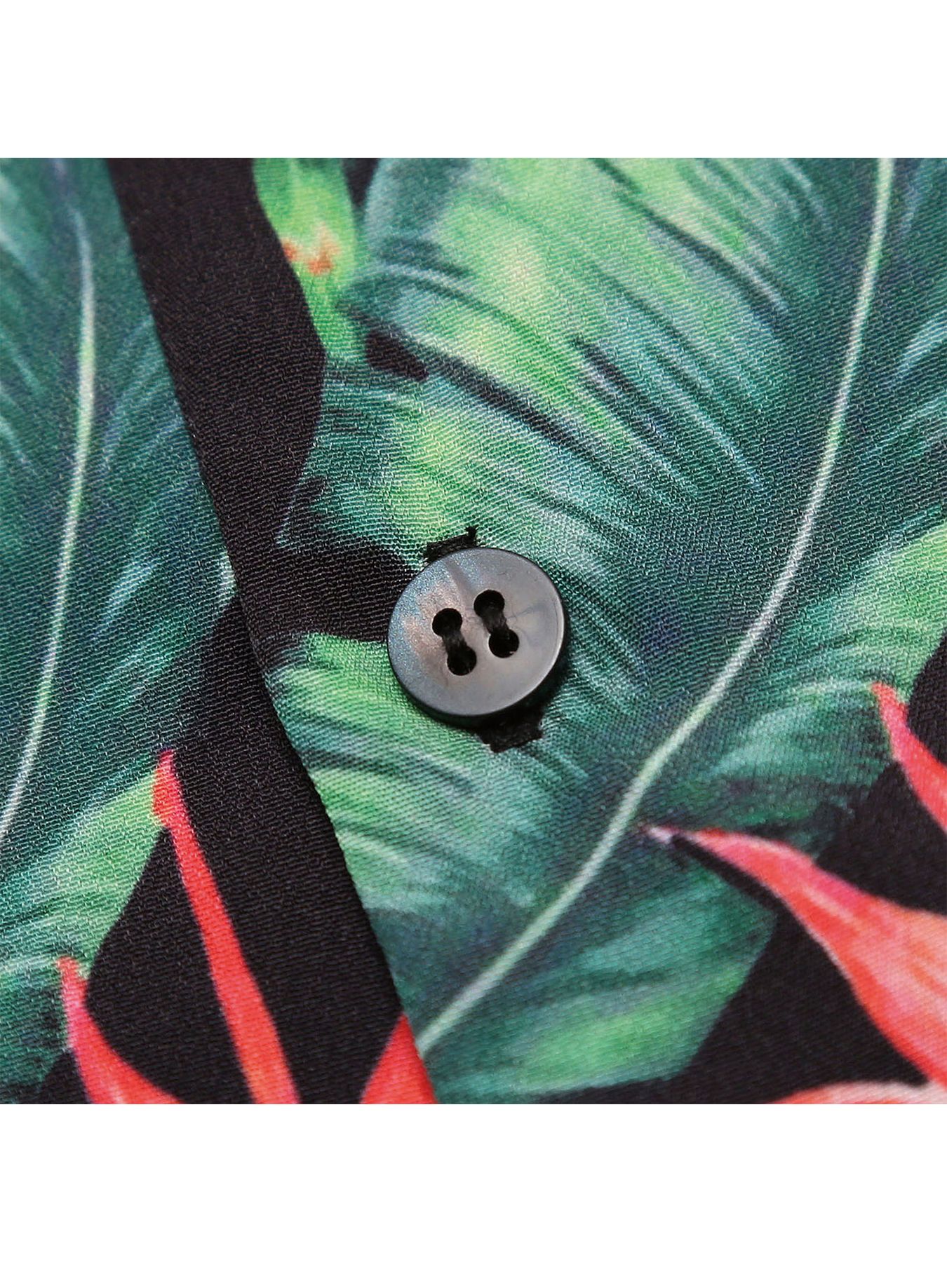 OVERTONE SHIRTS / オーバートーンシャツ / ブラックグリーン【QUOLT】