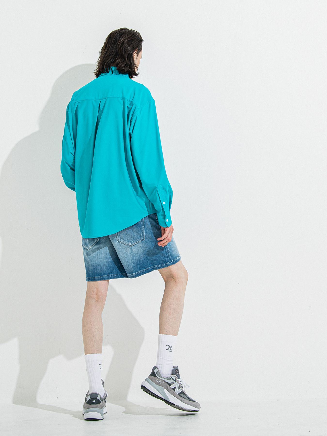 【予約品 】DENIM JERSEY SHORTS / デニムジャージショーツ / ライトインディゴ