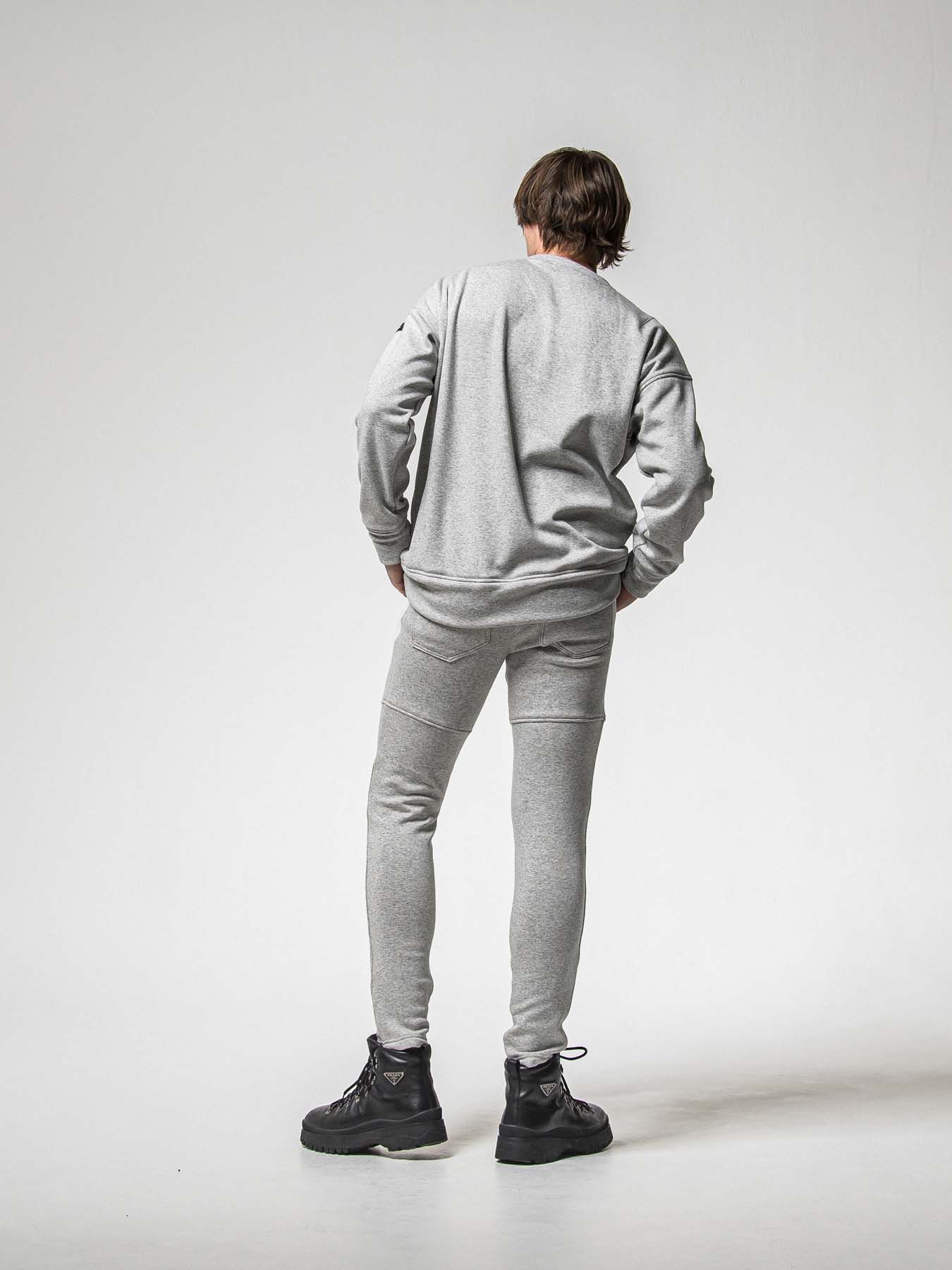 【予約品 8月31日(日) 締切】FRIDAY OLD LOGO VEROURS FLEECE TRAINER / FRIDAYコラボ オールドロゴ ベロアフリース トレーナー / グレー