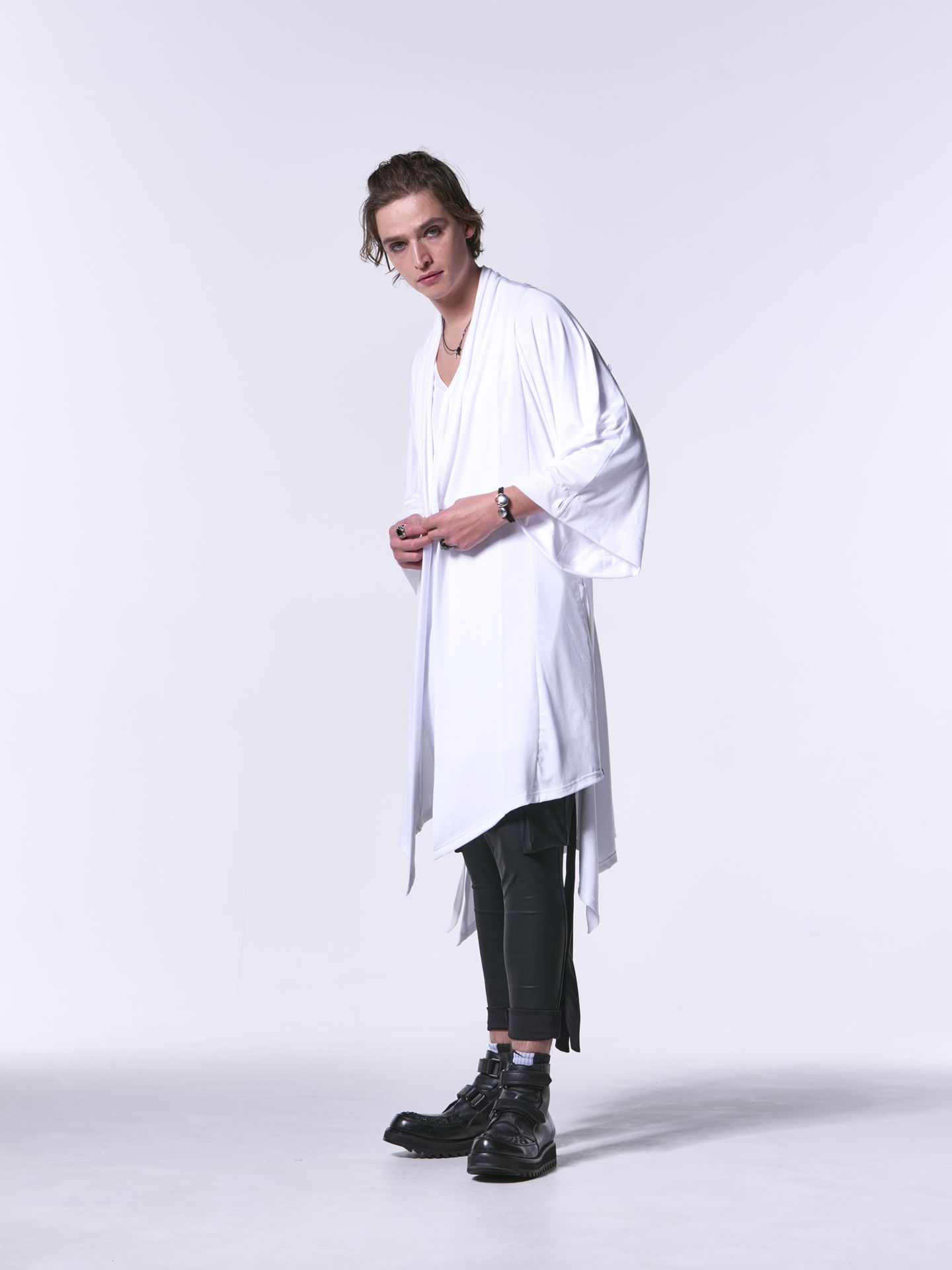 《予約品》 KIMONO-SleeveCardigan / カーディガン / ホワイト