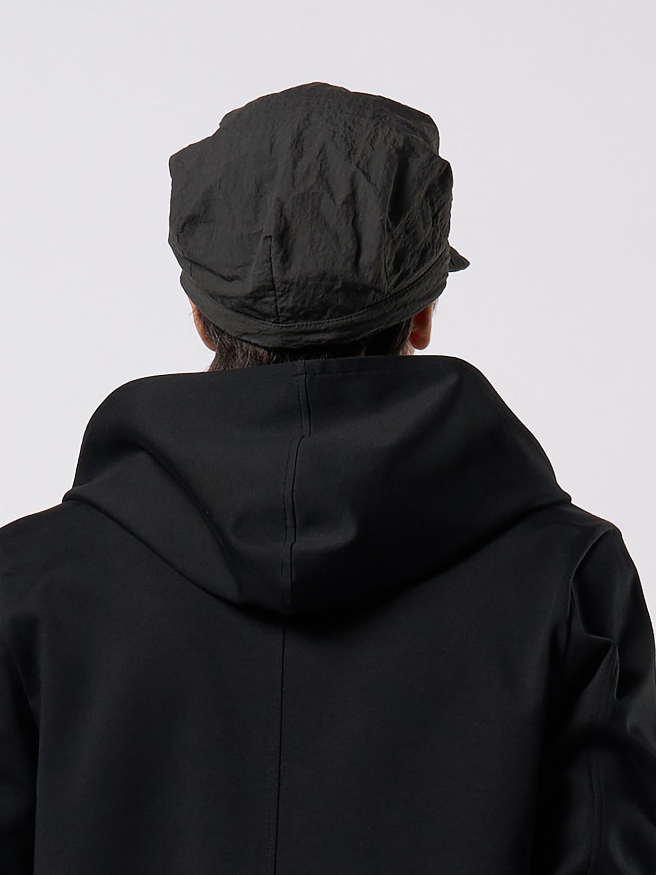【予約品 9月23日(火) 締切】solid engineer cap / ソリッド エンジニアキャップ / チャコールブラック