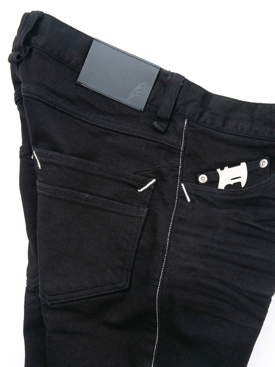 11oz Organic Cotton Stretch Denim Skinny Jeans / 11oz オーガニックコットン ストレッチデニム スキニー / Skinny John / ブラックワンウォッシュ