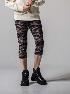 【予約品 11月16日(日) 締切】RE CROPPED PT / ナイロン イージークロップドパンツ / カモブラック