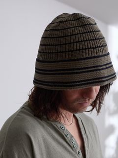 【予約】SAILORKNIT border / セーラーハット / ボーダーブラック