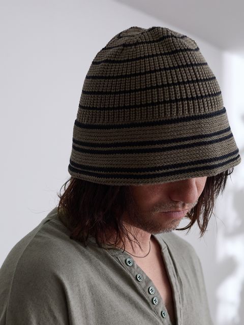 【予約】SAILORKNIT border / セーラーハット / ボーダーブラック
