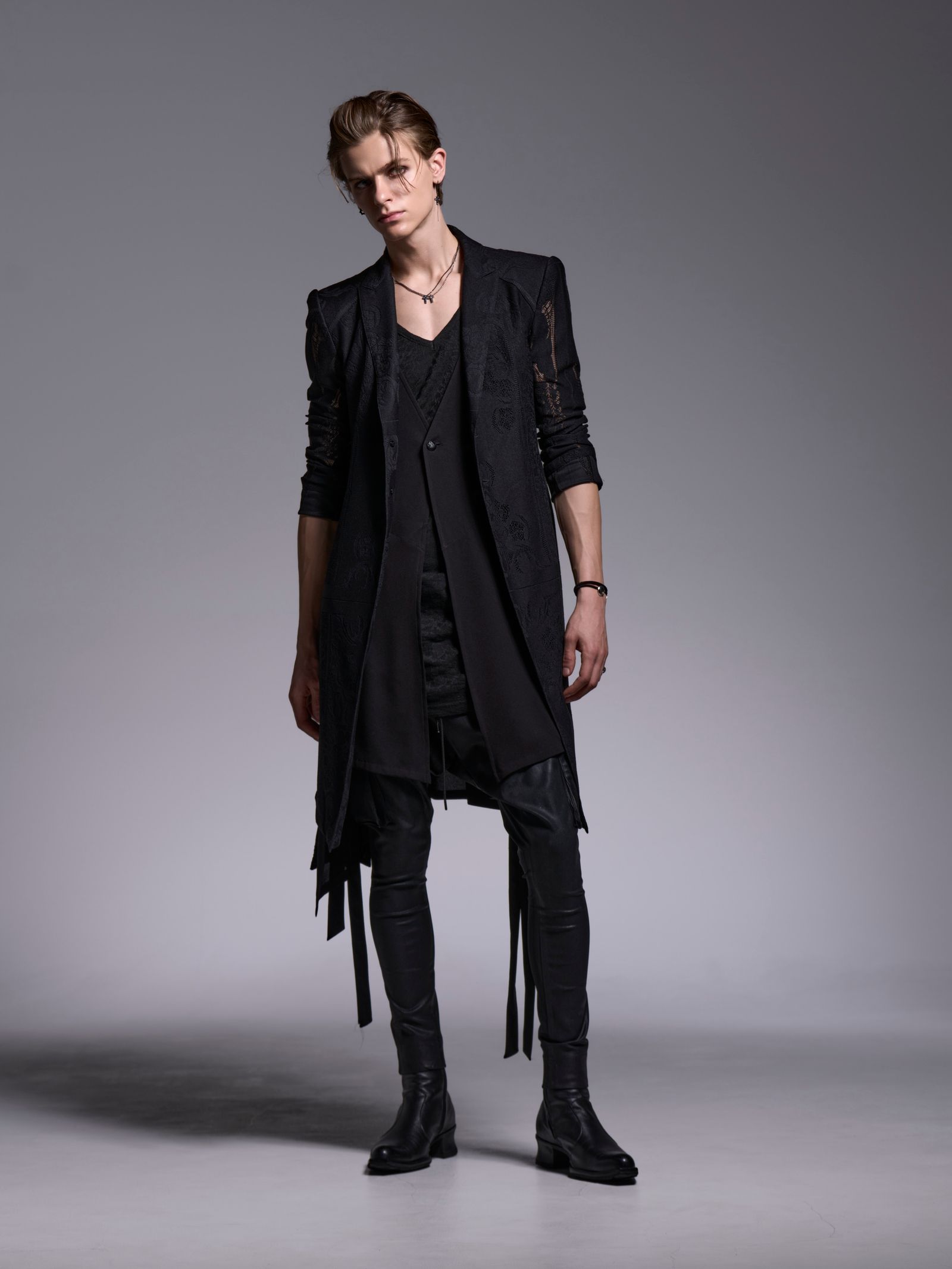 【予約品 1月4日(日) 締切】Long Flare Vest / ロングフレアベスト / ブラック